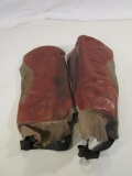 A Pair of Leather Shin Guards