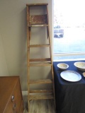 Vintage Painter's Wood Ladder