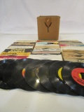 Lot of 50 Vintage 45's, Incl. Bobby Vinton