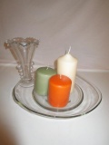 Lot of Glass Home Decor & Candles