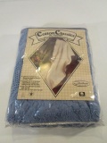 Vintage Cotton Classic by Chatham Blue Throw