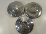 Lot of 3 VW Hubcaps