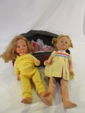 Lot of 2 Vintage Dolls, Incl. Chatty Cathy 1960