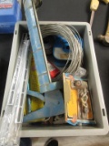 Box Lot of Tools and Wires