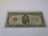 Series of 1928 C 5 Dollar Red Note