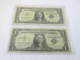 Lot of 2 Series 1957-A  Silver Certificates