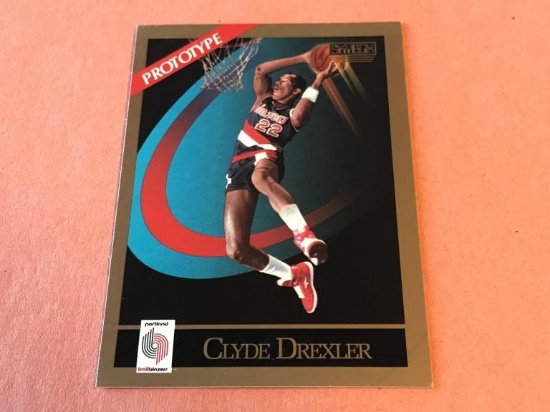 CLYDE DREXLER 1990 Skybox Basketball Prototype