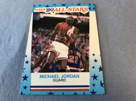 MICHAEL JORDAN 1989 Fleer Basketball Sticker