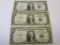 Lot of 3 Series 1935-F 1 Dollar Silver Notes