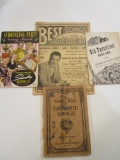 Lot of 4 Vintage Song Books, Incl. Old Favorites