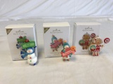 Lot of 3 Hallmark Keepsake Ornaments NEW