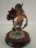 Buffalo Dancer Porcelain Statue by R.F. Murphy