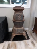 Antique Army Cannon Pot Belly Stove 15