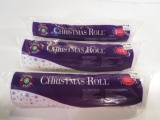 Lot of 3 Christmas Rolls for Decorating