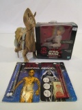 Lot of 2 Star Wars Toys & Pencil / Marker Sets