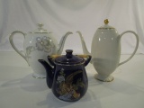 Lot of 3 Vintage Tea Pots