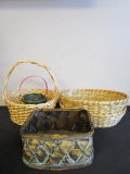 Lot of 5 Baskets