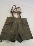 Vintage Small Child  Leather Lederhosen