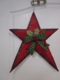 Metal Star Christmas Card Holder