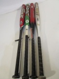 Lot of 4 Baseball Bats