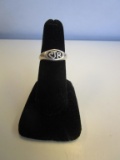 925 Silver CTR Ring Sz 5