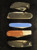 Lot of 5 Small Pocket Knives