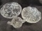Lot of 3 Crystal Dishes