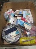 Box Lot of Sewing Supplies