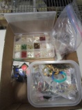 Box Lot of Jewelry Making Items