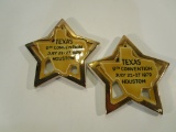Lot of 2 Ceramic Trivets from Texas