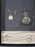 Rumours Pocket Watch w/ 2 Extra Chains