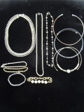 Lot of Costume Jewelry, Incl. 6 Necklaces