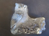 Vintage Viking Handmade Glass Owl