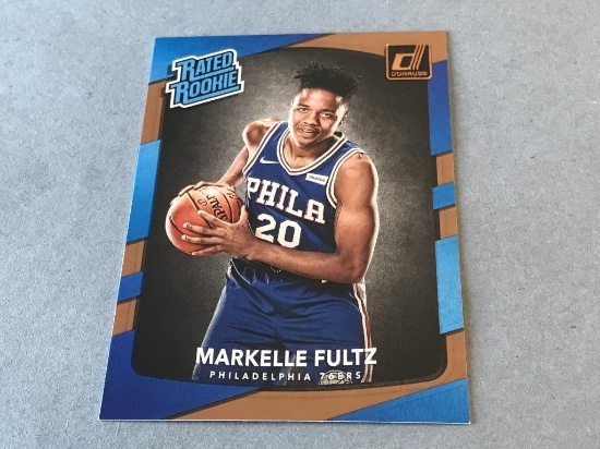 MARKELLE FULTZ 76ers 2017-18 Donruss Rated Rookie