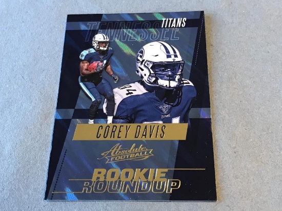 COREY DAVIS 2017 Panini Absolute Rookie Roundup