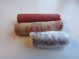 Lot of 2 and a Half Rolls of Pennies 1939, 1938