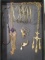 Lot of Costume Jewelry, Incl. 2 Pins
