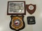 Lot of 4 Wall Naval Plaques