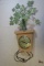 Vintage Rare United Flower Pot Wall Electric Clock