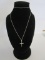 925 Silver Necklace with Cross Pendant