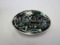 MEXICO Abalone Silver Tone Belt Buckle