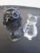 Lot of 2 Glass Owls