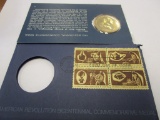 1972 Bicentennial Comm. Stamps & Bronze Medal