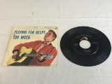 ELVIS PRESLEY Playing For Keeps 45 Record 1957