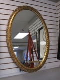 Vintage Large Oval Mirror