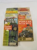 Lot of 9 Vintage Magazines, Incl. Popular Science