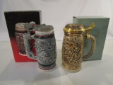Lot of 2 Vintage Avon Steins, Incl. Gold Rush