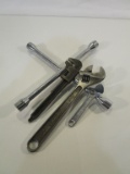 Crescent Wrenches, Tire Tool and Pipe Fitter