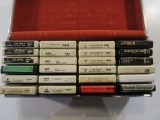 Lot of 24 8 Track Tapes with Case  ELVIS PRESLEY