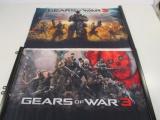 Lot of 2 Gears of War 3 Fabric Pictures